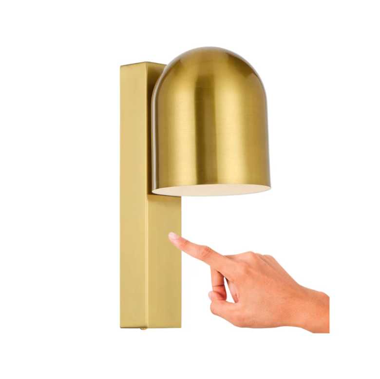 Telbix Lighting Echo Touch Wall Light Brass