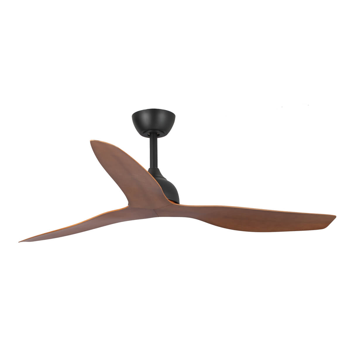 Fanco Eco Style 52inch Ceiling Fan - Black/Koa (No Light) CFFCTY3BLK