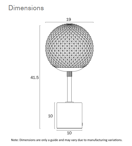 Telbix Elwick Table Lamp - Green Marble / Green Glass