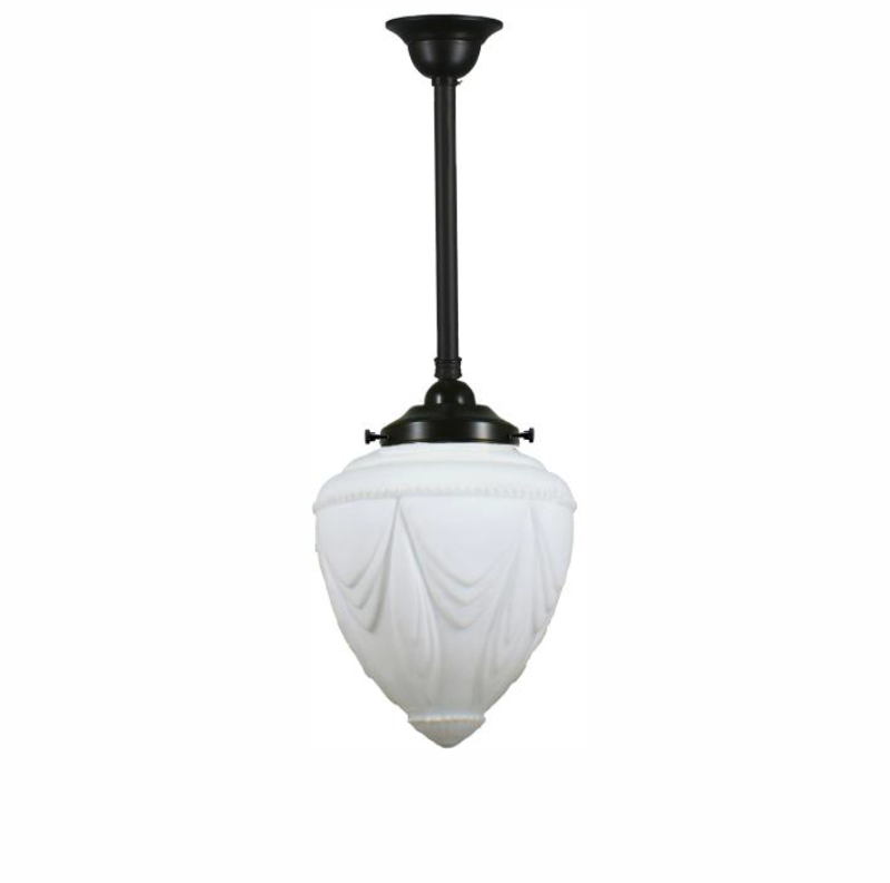 Lode Empire 8inch Pendant light - Patina - Opal