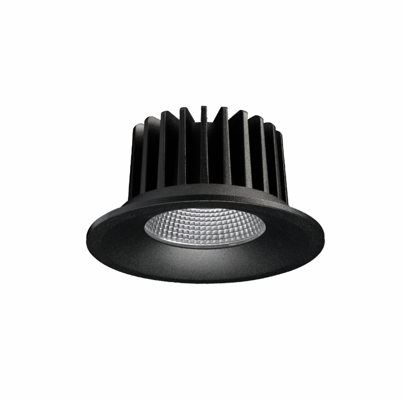 Unios EQ Essential LED Downlights - textured black