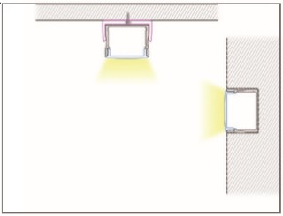EXT-004 LED Aluminium Extrusion Install