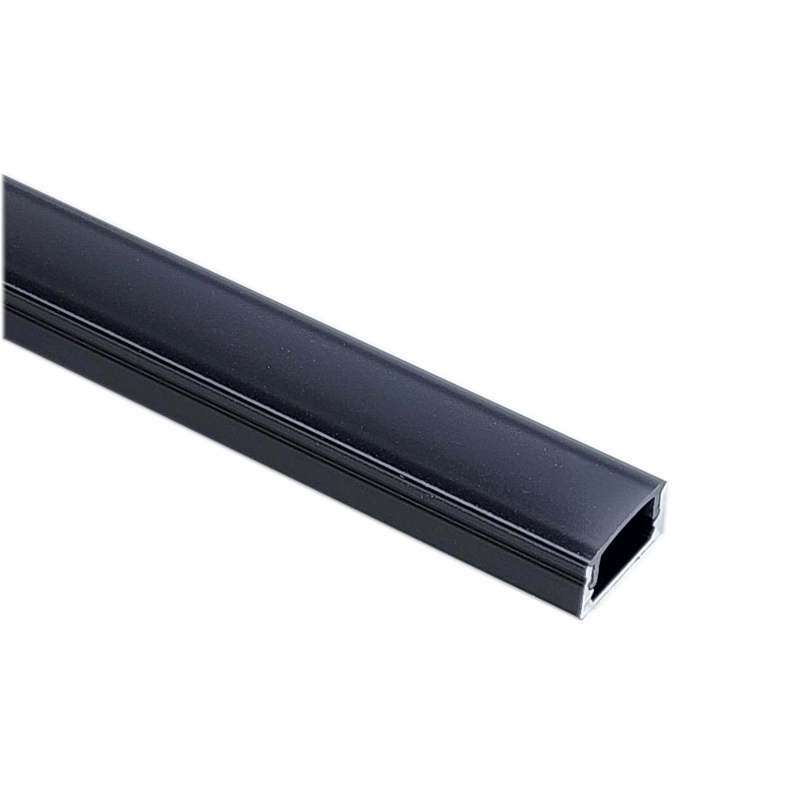 EXT-002 Aluminium Extrusion Black with smoke diffuser 2