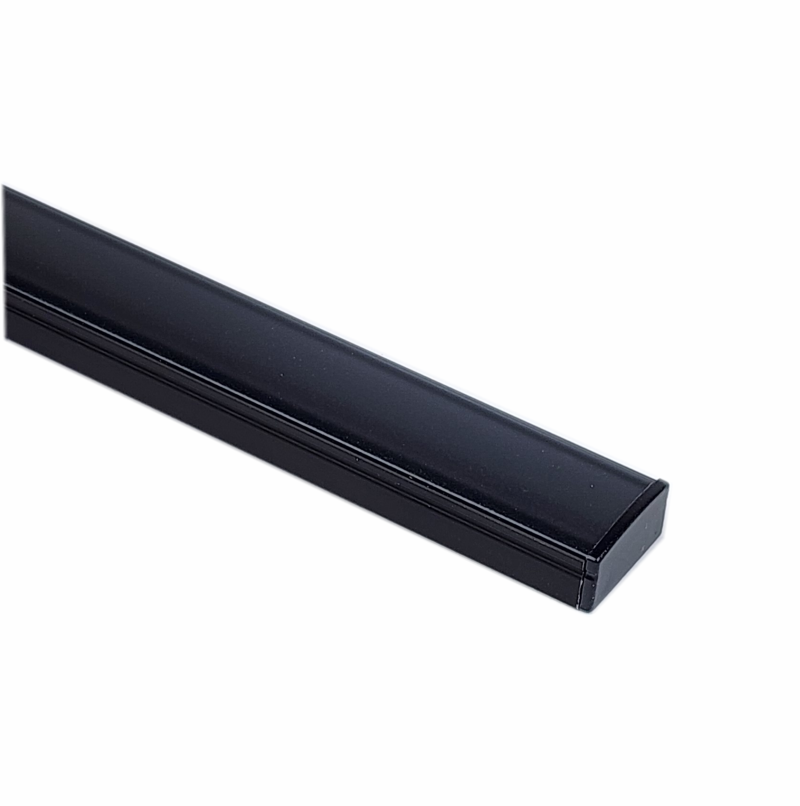 EXT-002 Aluminium Extrusion Black with smoke diffuser
