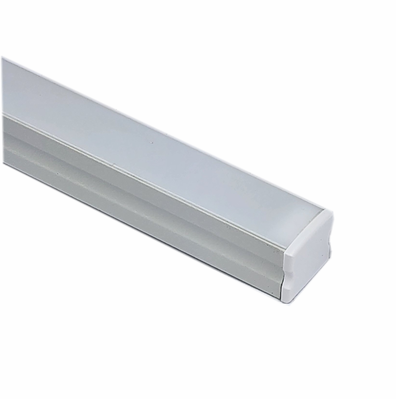 EXT-004 Surface Mounted Extrusion - White with Opal diffuser