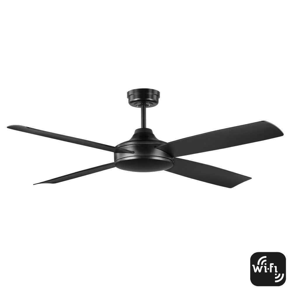 Mercator IKUU Smart Ceiling Fan- Anova FC1140BKWIFI - Black