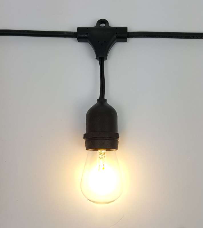 Lumenesk Festoon Lighting 20 metre Length   - single globe