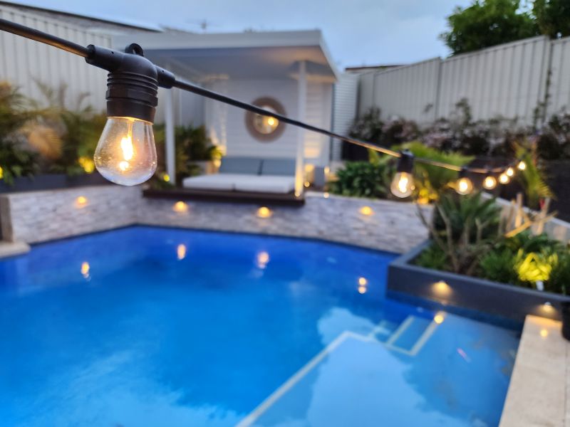 Lumenesk Festoon Lighting - Flush Mounted - 10 metre string - lifestyle 3