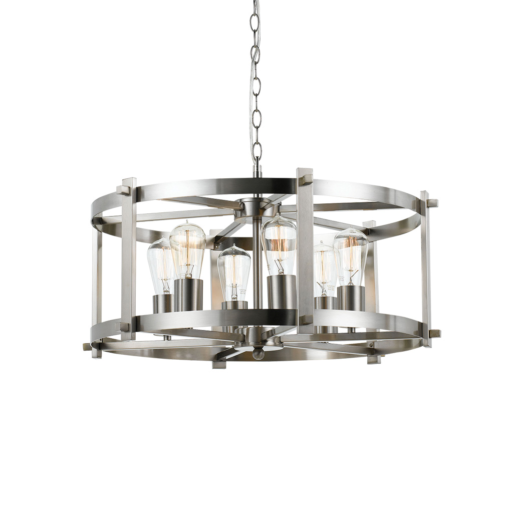 Telbix Finley Nickel Pendant lights - Finley PE60-NK