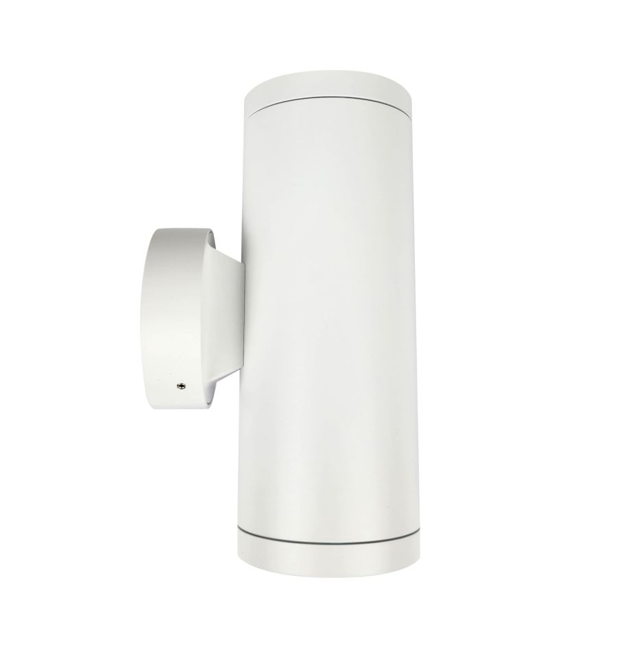 Ailia Imports Force 2 x 12watt LED Up / Down Pillar Lights - White side