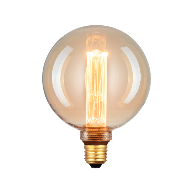 Mercator Lighting G125 Sphere 4W E27 1800K Vintage Decorative LED Globe 9E27LED24