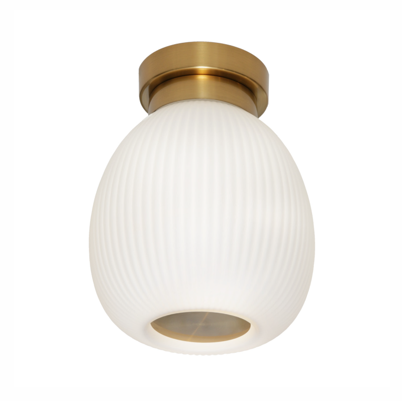 Cougar Lighting Garman Gold and Opal Diffuser DIY Batten Fix