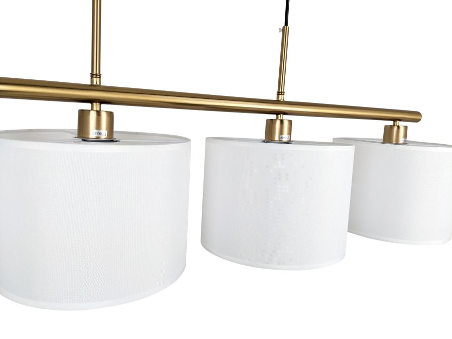 Ailia Imports Giada 4 Light Brushed Gold Pendant light - closeup