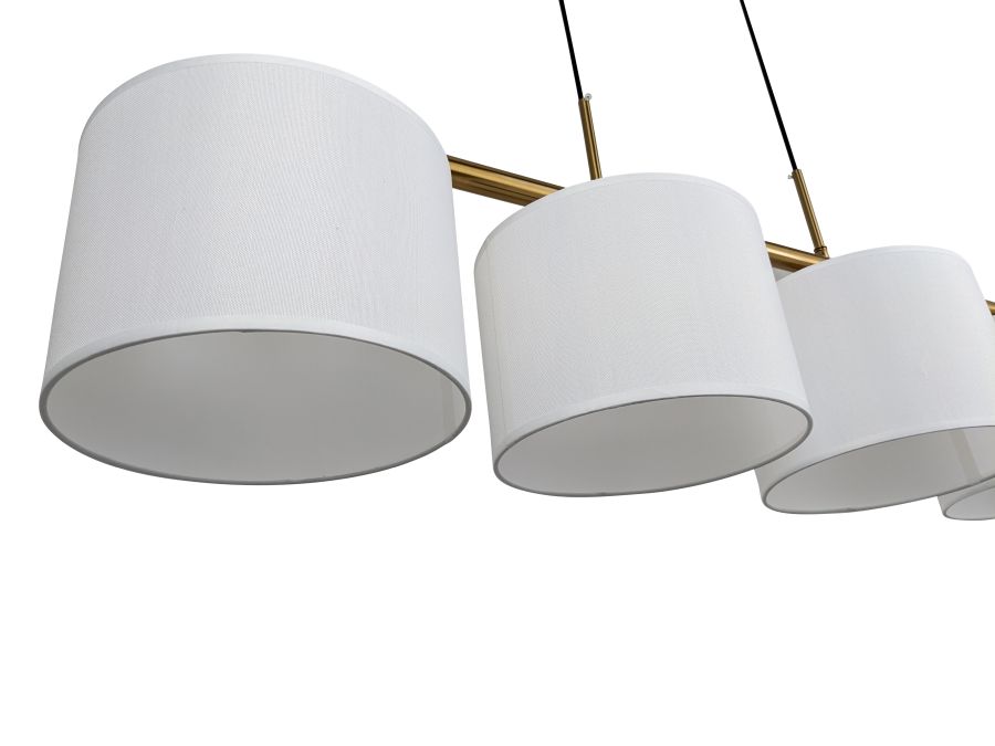 Ailia Imports Giada 4 Light Brushed Gold Pendant light - under