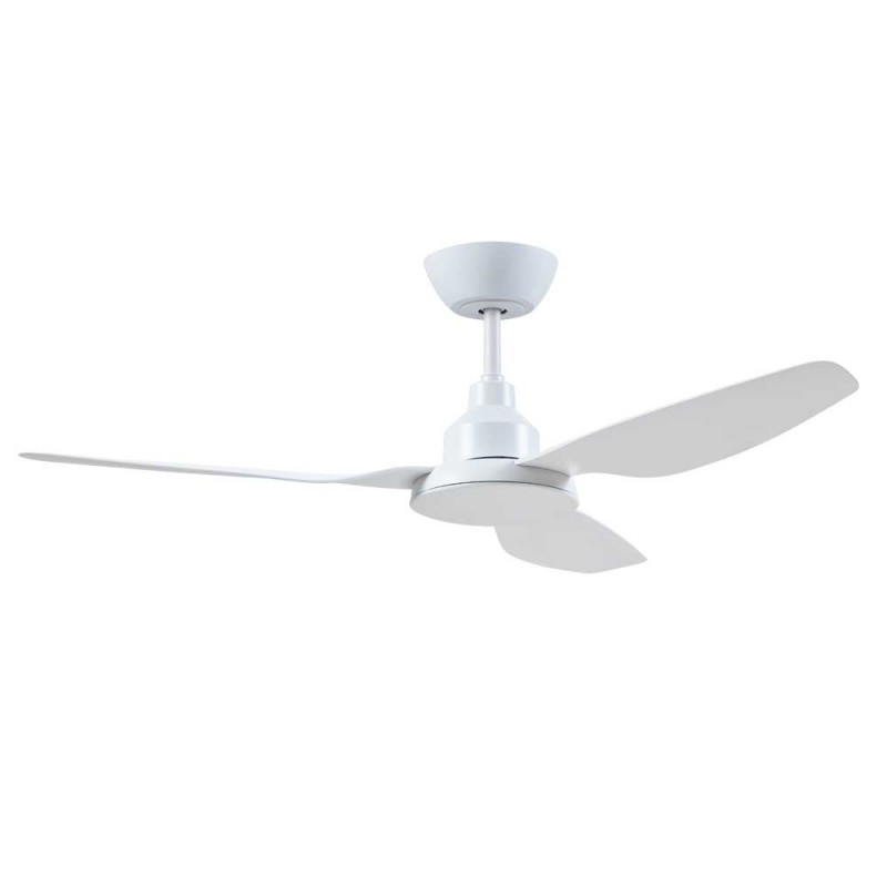 Ventair Glacier Ceiling Fan White No Light