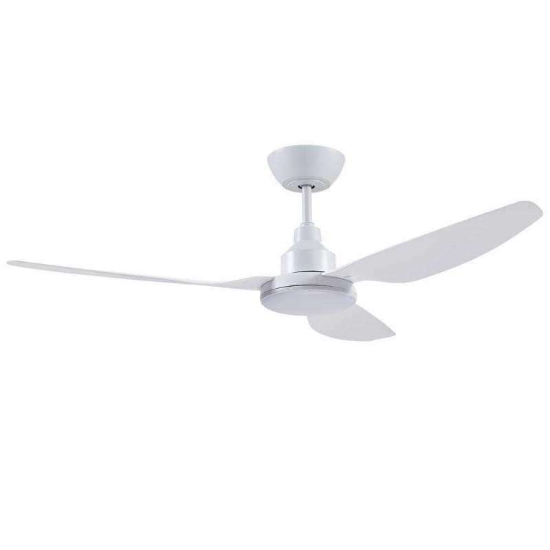Ventair Glacier Ceiling Fan White With Light