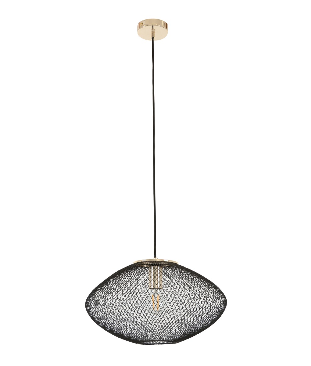CLA Lighting Golpe1 400mm Black / Brass Pendant light