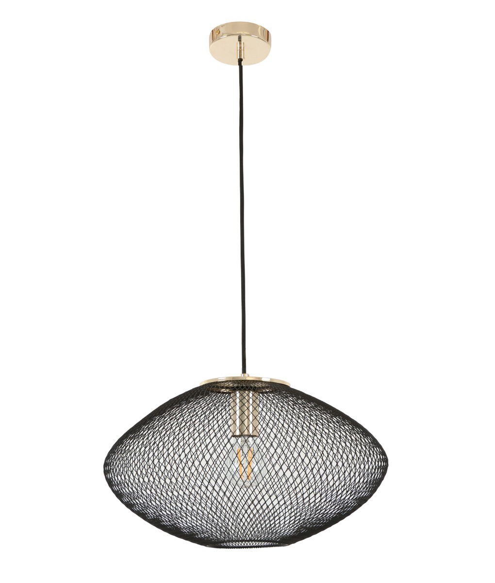CLA Lighting Golpe3 600mm Black / Brass Pendant light