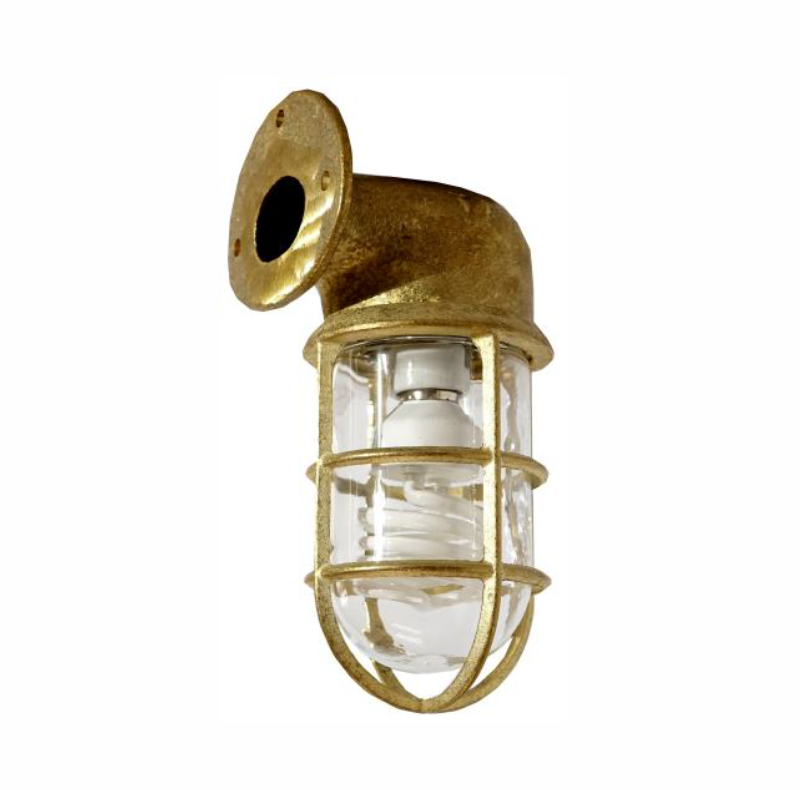 Lode Harbour Brass Wall Light
