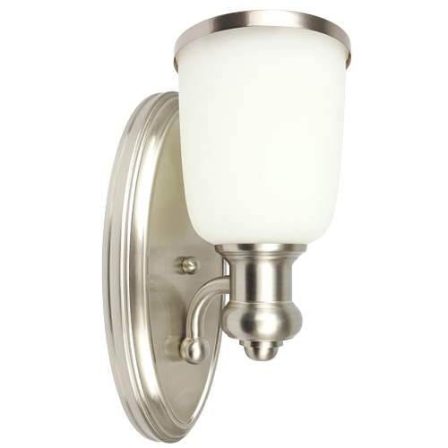 Hartford 1 Light Wall light Satin Nickel 1