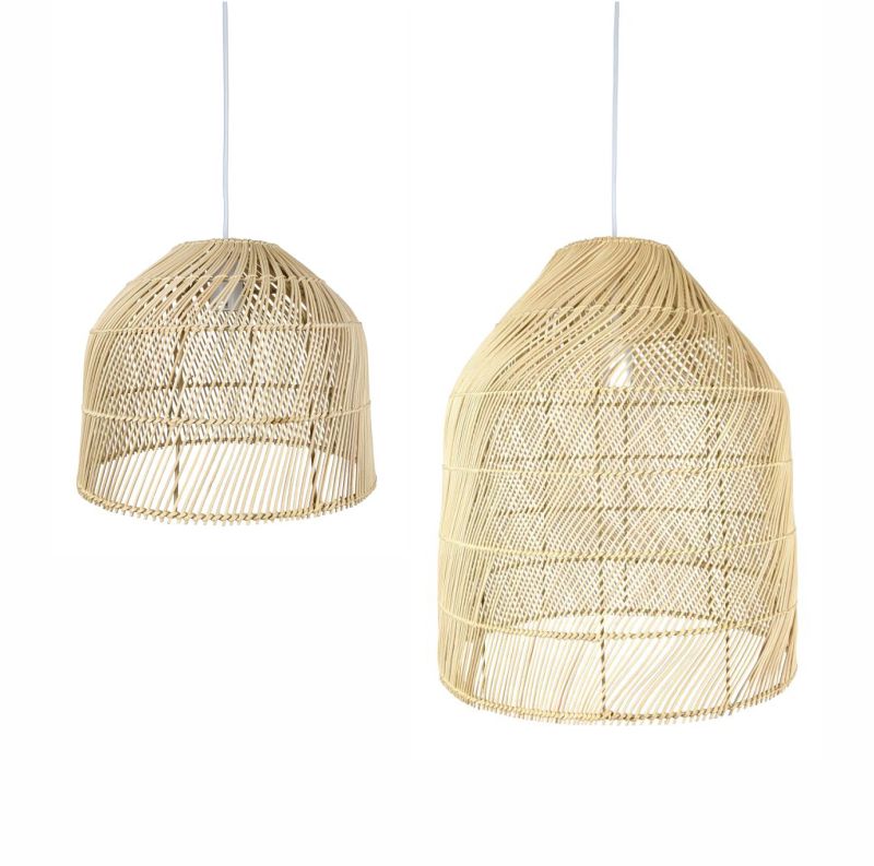 Ailia Imports - Hazel Natural Cane pendant lights