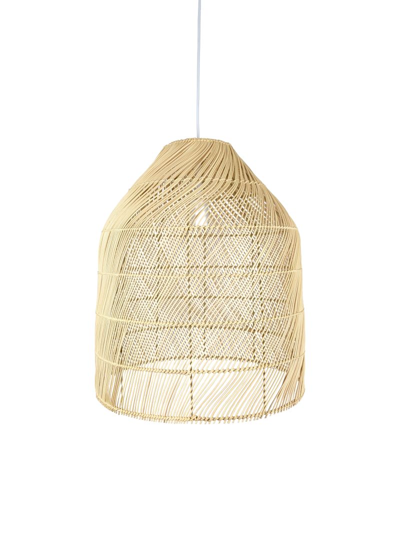 Ailia Imports - Hazel Natural Cane pendant lights -Large