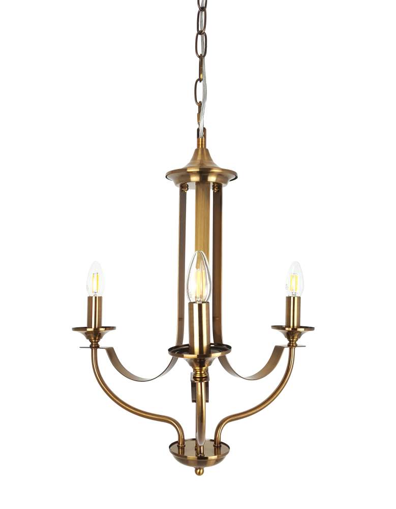 Hoodshire 3 Light Bronze pendant light