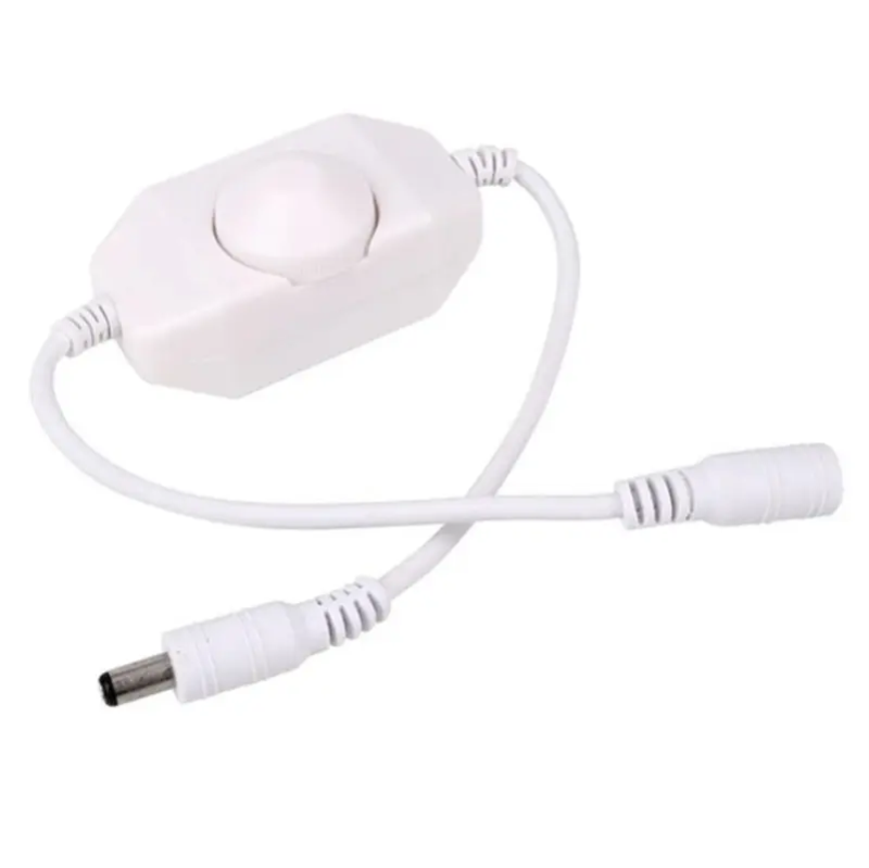 In-Line Dimmer with Manual Dial - and DC Jacks