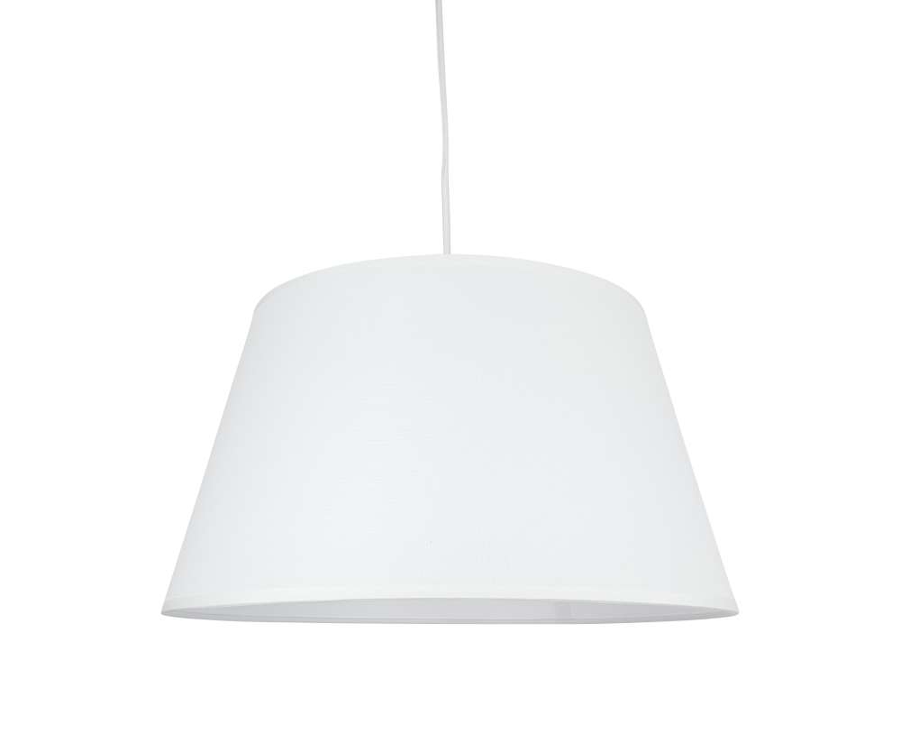 Ailia Imports Jayla 400mm White Fabric Shade