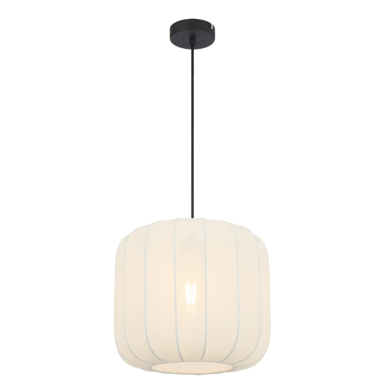 Telbix Lighting Jonsel White Pendant Light Medium