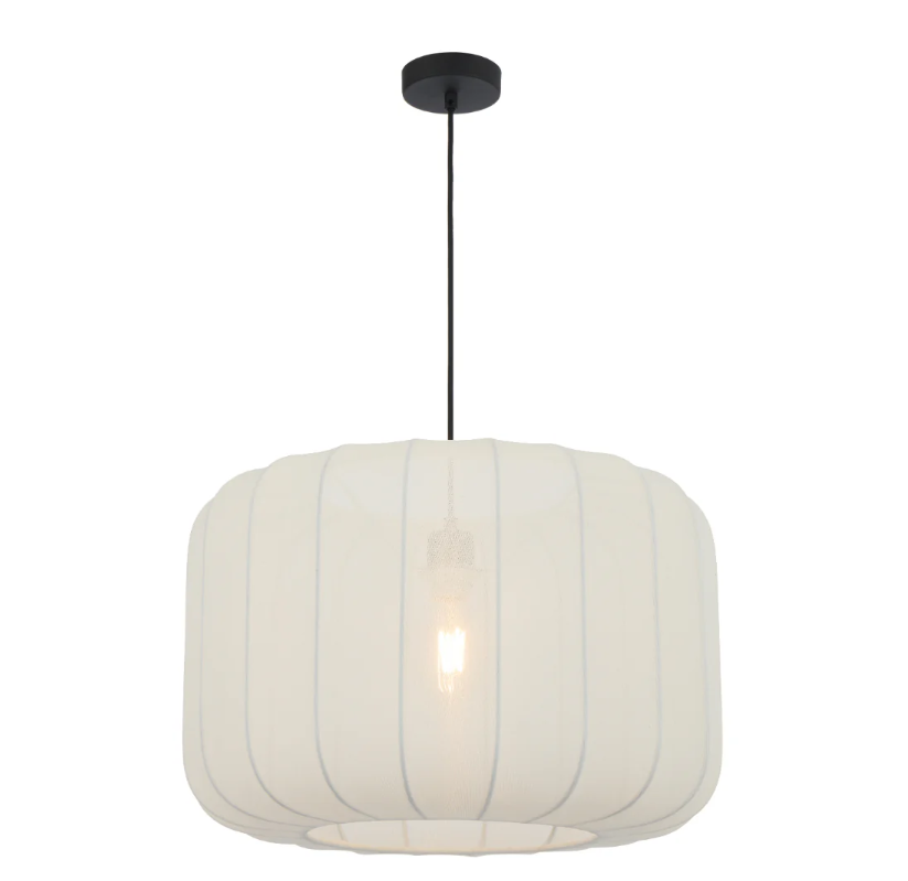 Telbix Lighting Jonsel White Pendant Light Large