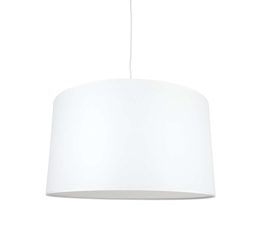 Ailia Imports Josie White Fabric Pendant lights