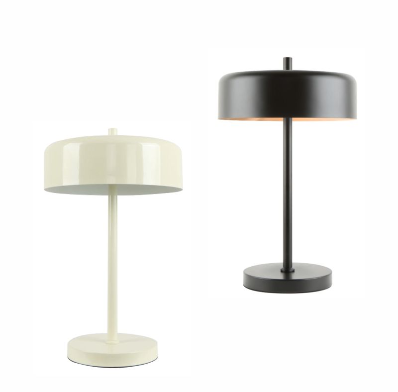 Cla Lighting Kello Table Lamps - Black and Cream Colour options