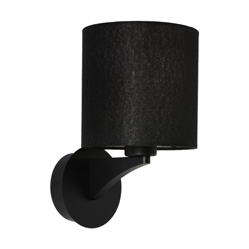 Cougar Kirsten 1 Light wall light - Black with Black shade
