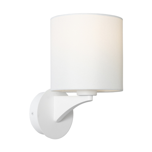 Cougar Kirsten 1 Light wall light - White with White shade