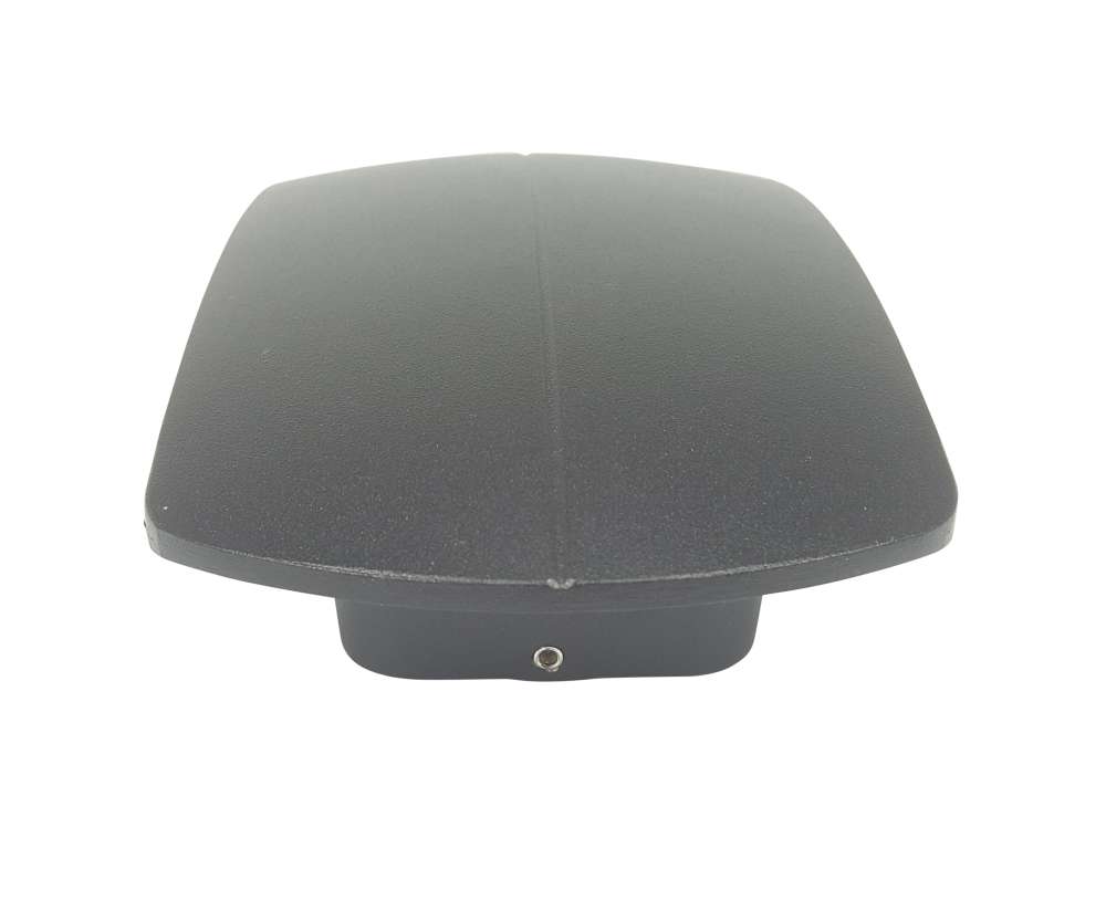 Lancurve Matt Black 10w LED Wall Light  side image 2