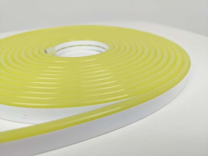 Flexi Neon LED Strip Lighting | Lemon colour - not lit