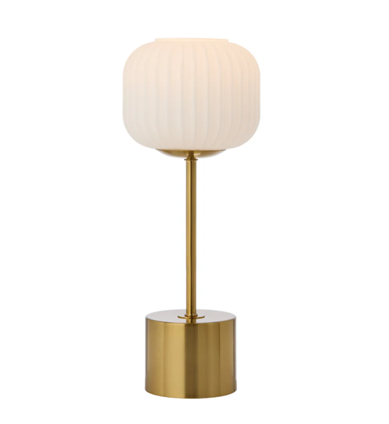 Telbix Lighting Liam Touch Lamp Antique Brass