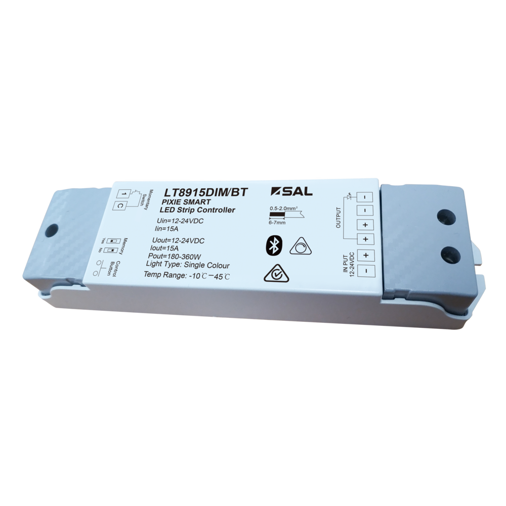 SAL Pixie LED strip controller - Single colour Dimmer LT8915DIM/BT