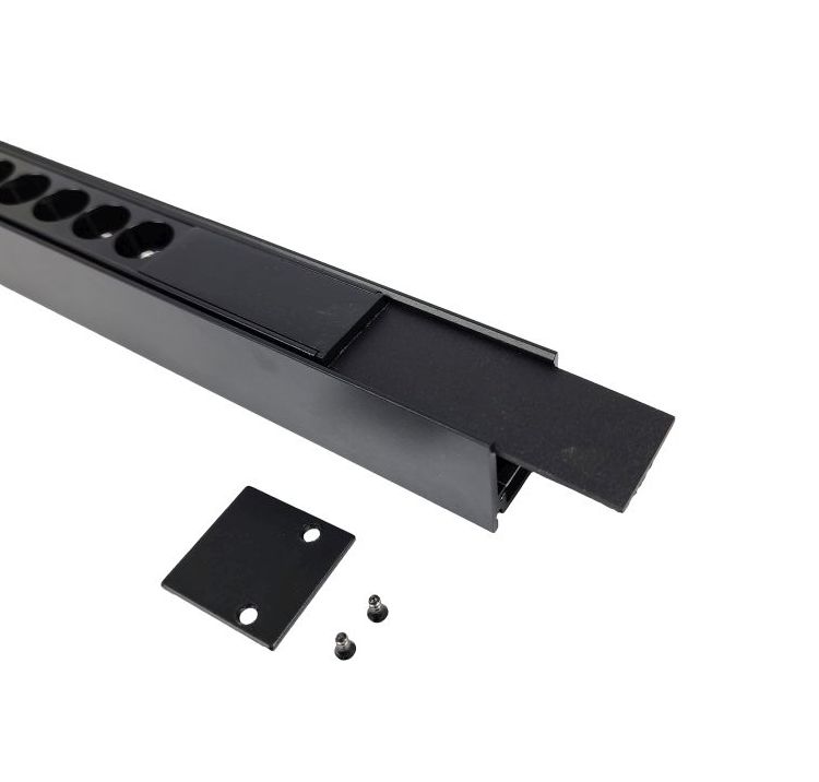 Magnetic Track cover plates - Black assembly image