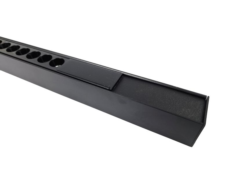 Magnetic Track cover plates - Black assembled image