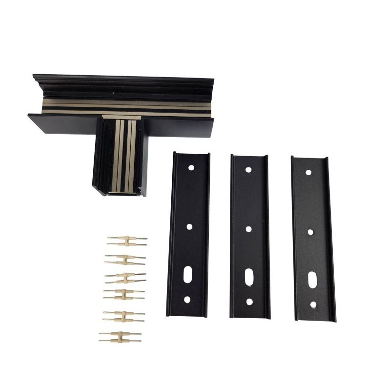 Magnetic Track T Joiner - Black Kit