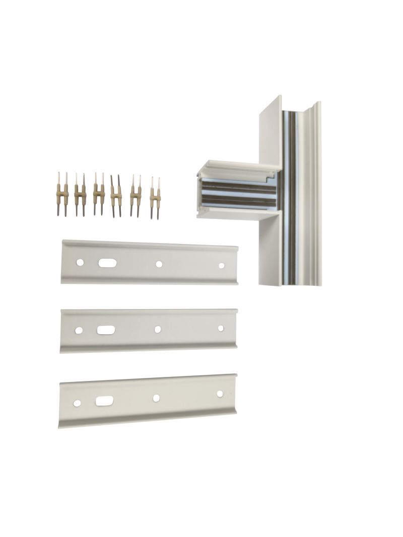 Magnetic Track T Joiner - White Kit