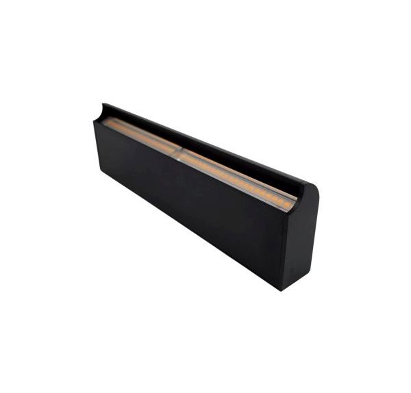 Magnetic Track 12watt Wall Washer 20 - side - Black