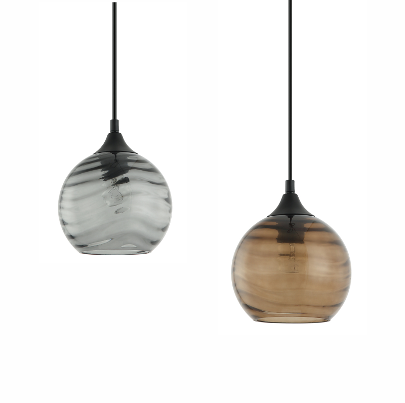 CLA Marbre 1 Light Glass Pendant lights - Group image