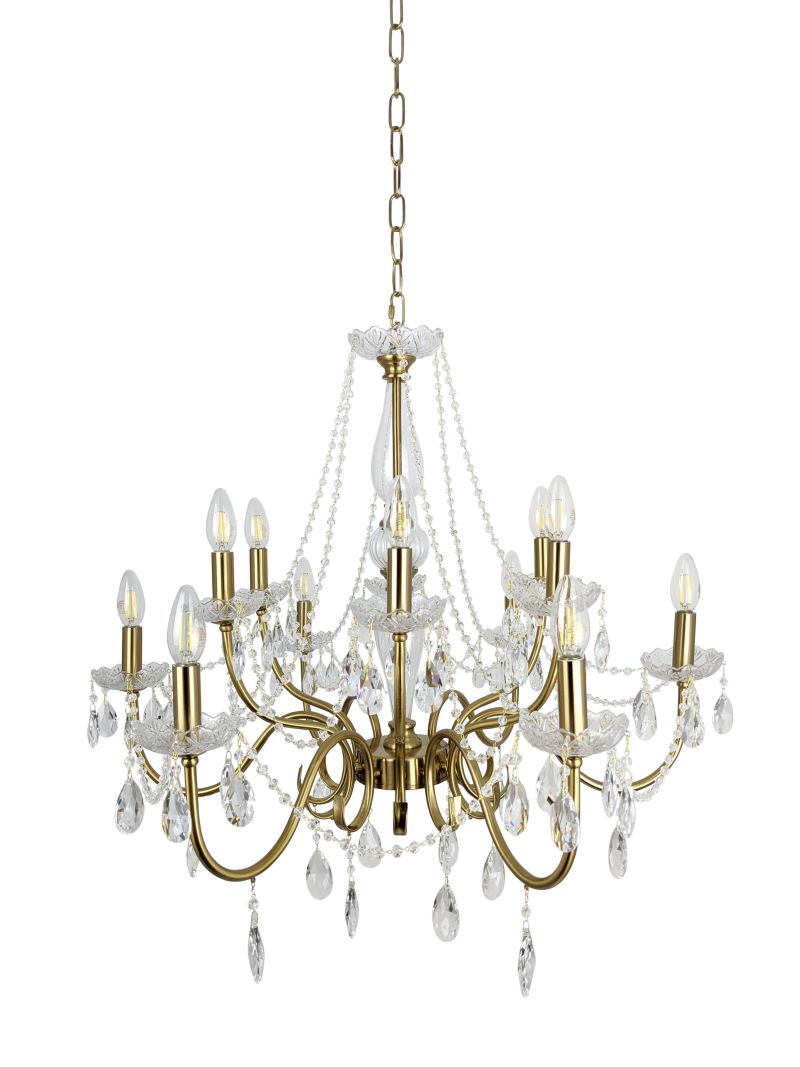 Ailia Imports Maryland 12 Light Chandelier