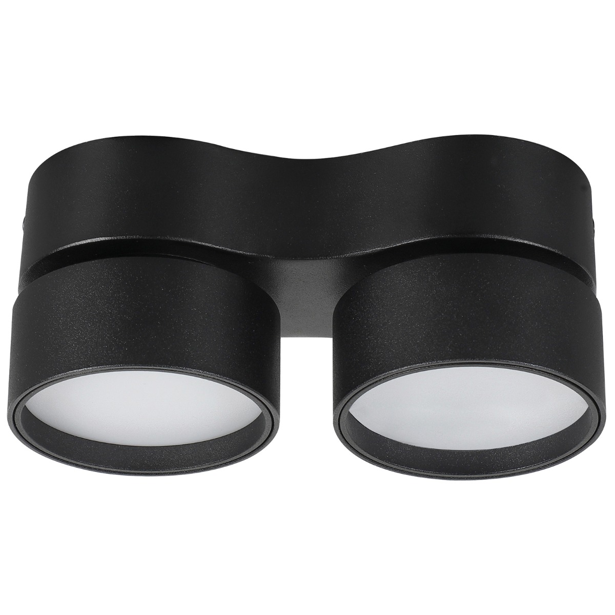 Mercator Diaz twin surface mounted downlights group MD-666 - Black