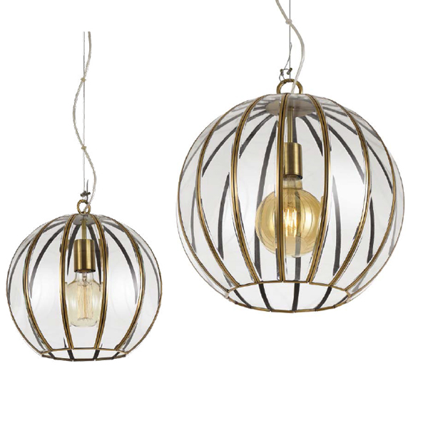 Medina Antique Brass Pendants