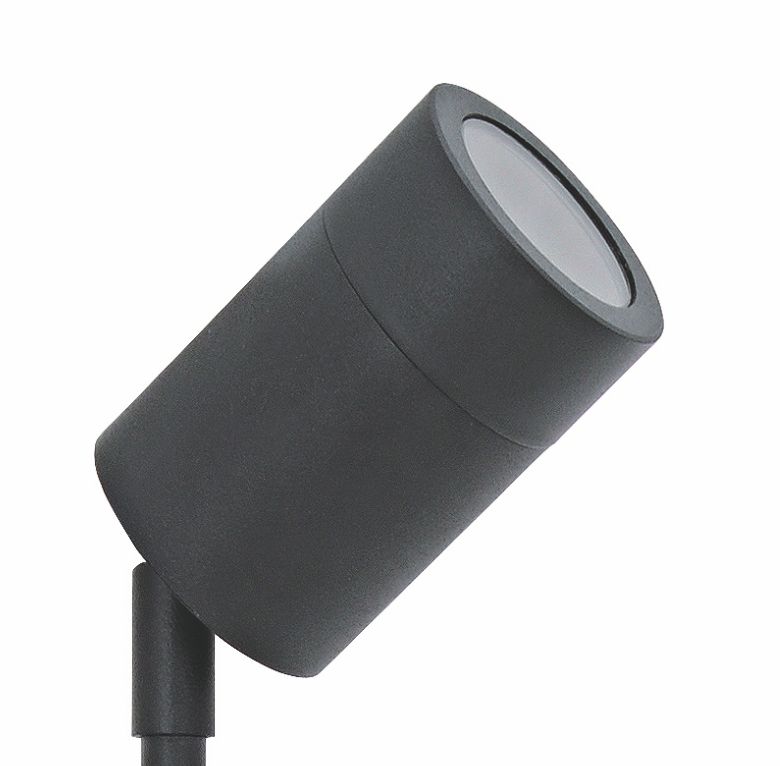 Lumenesk Miami II Black Garden Spike light - closeup