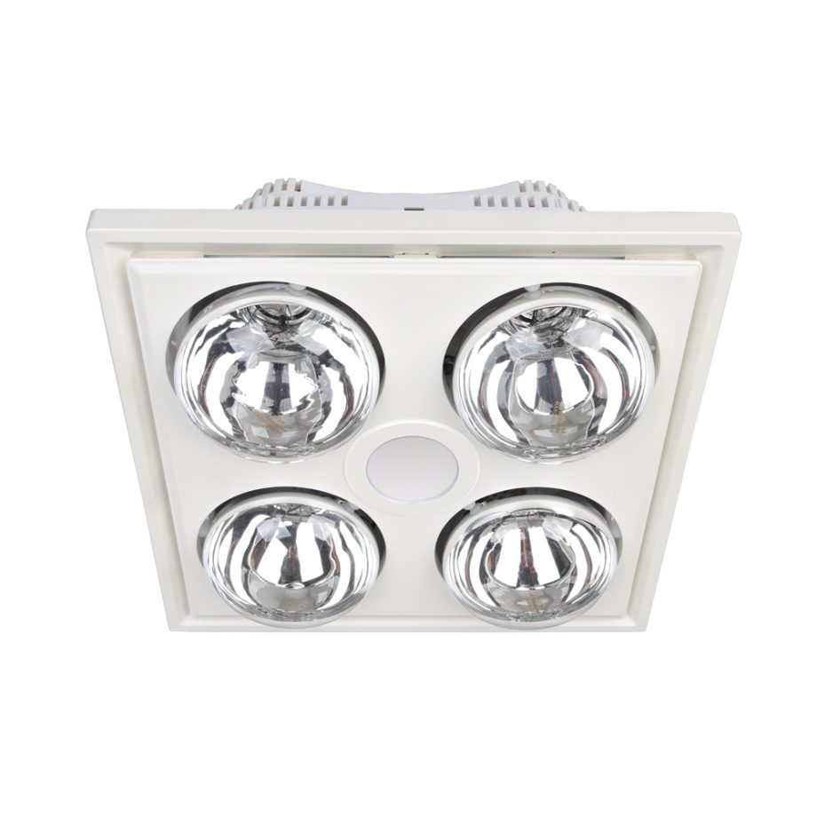 Mercator Lighting Midas 4 Heat Lamp Bathroom Exhaust